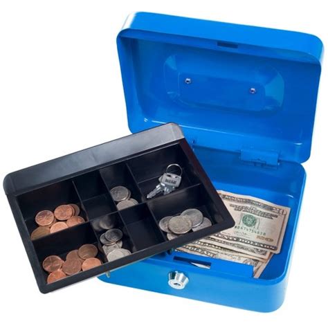 portable metal money cash box supplier|Fleming Supply Portable Locking Cash Box With .